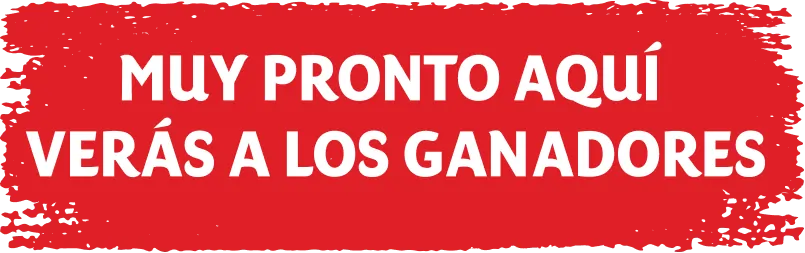 Muy pronto aquí verás a los ganadores